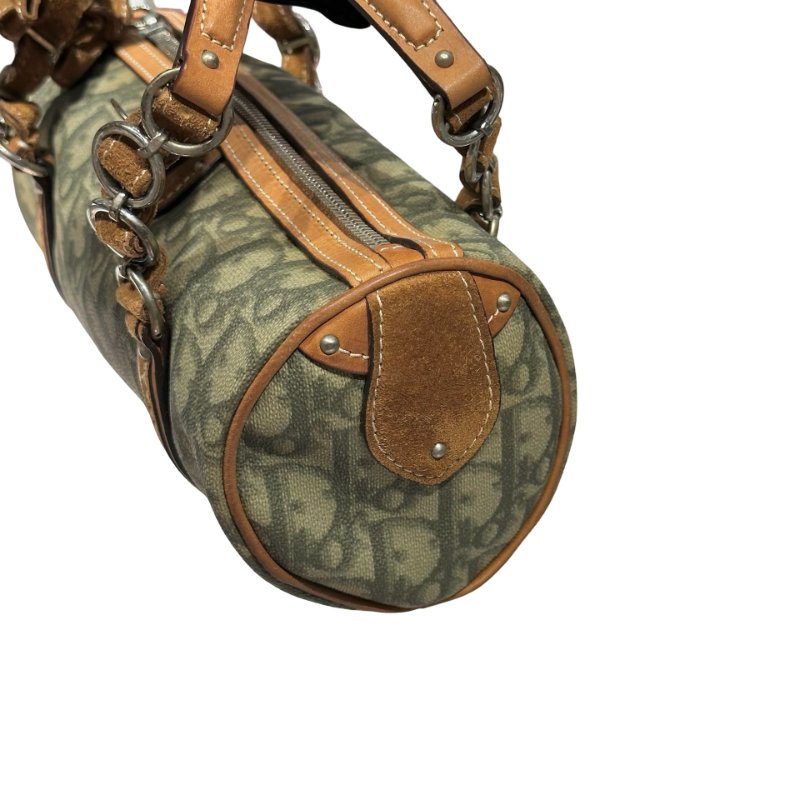 DIOR VINTAGE BOSTON SHOULDRER BAG OBLIQUE [3001079]-7