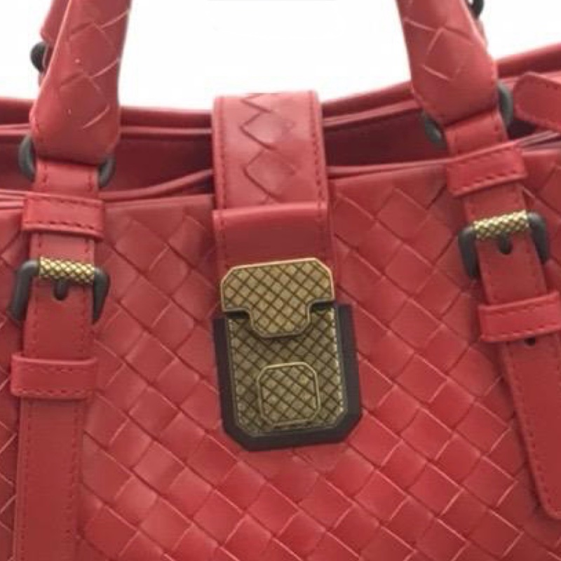 Bottega Veneta Roma red bag-4