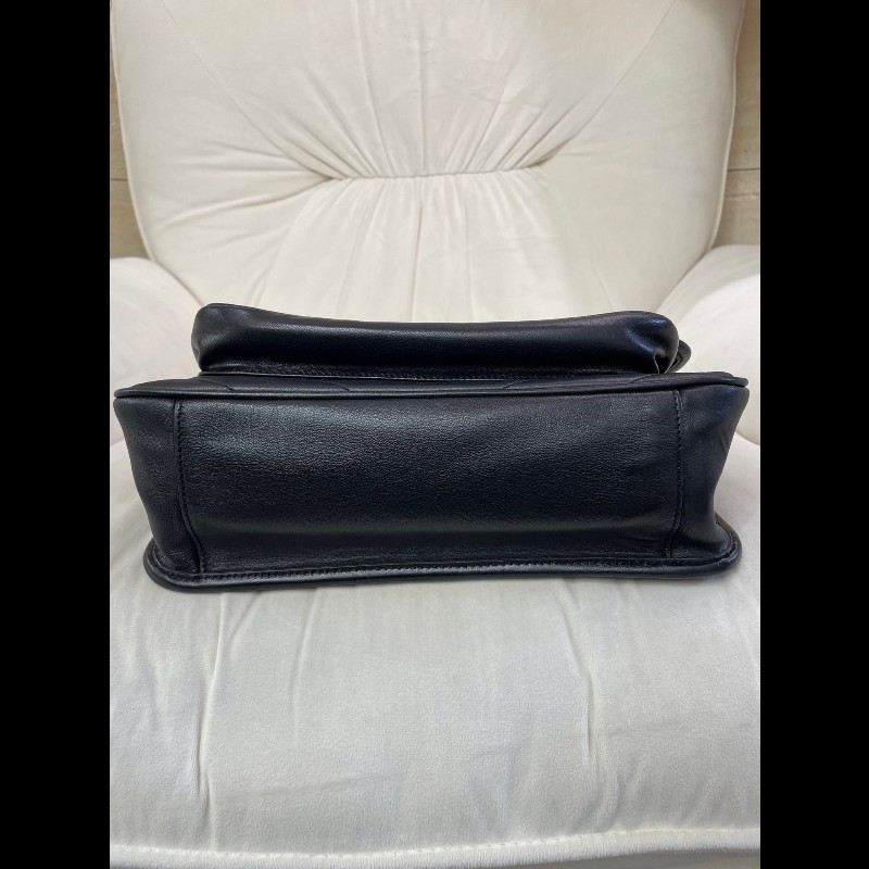 YSL黑金中號羊皮D扣 肩背包斜背包-4