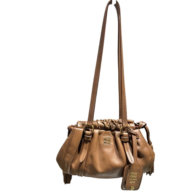MIU MIU JOIE MINI BROWN NAPPA GHW [3001119]-0