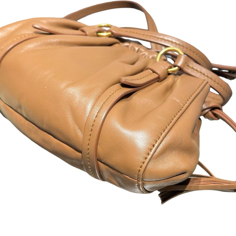 MIU MIU JOIE MINI BROWN NAPPA GHW [3001119]-8