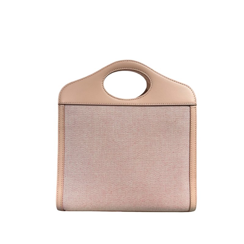 BURBERRY MINI POCKET PINK CANVAS GHW [30001117]-2