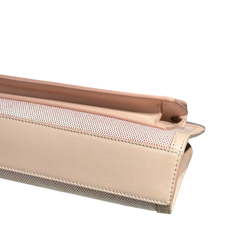 BURBERRY MINI POCKET PINK CANVAS GHW [30001117]-7