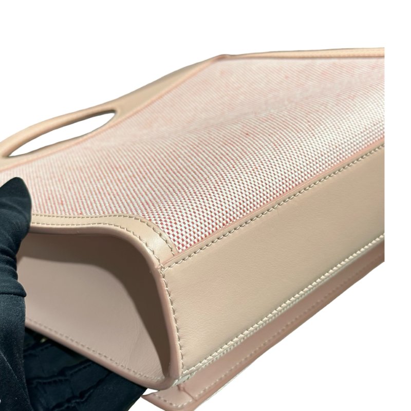 BURBERRY MINI POCKET PINK CANVAS GHW [30001117]-8