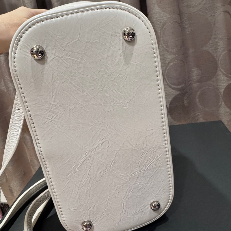 CHANEL油蠟皮透明後背包-10