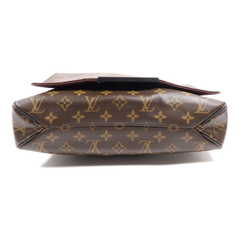 LOUIS VUITTON Monogram Macassar Distrist MM銀扣肩背袋-3