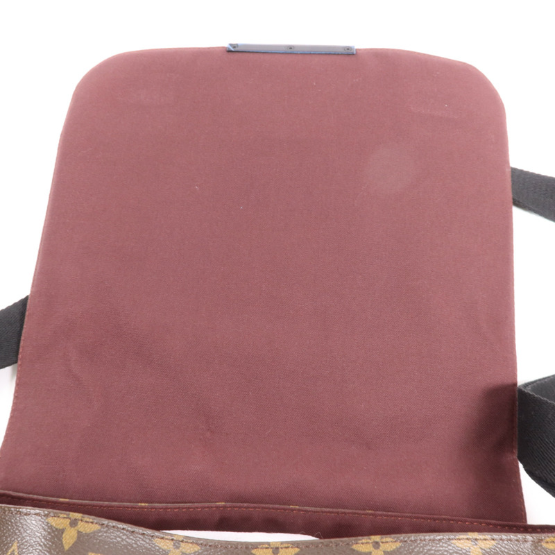 LOUIS VUITTON Monogram Macassar Distrist MM銀扣肩背袋-9