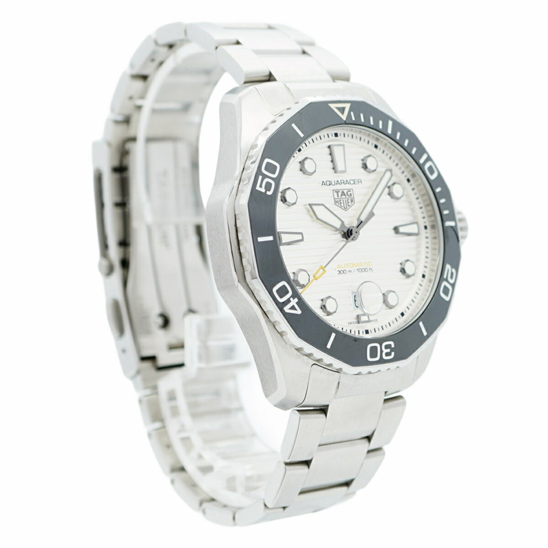 TAG Heuer Aquaracer WBP201C 銀色錶盤男士手錶-3