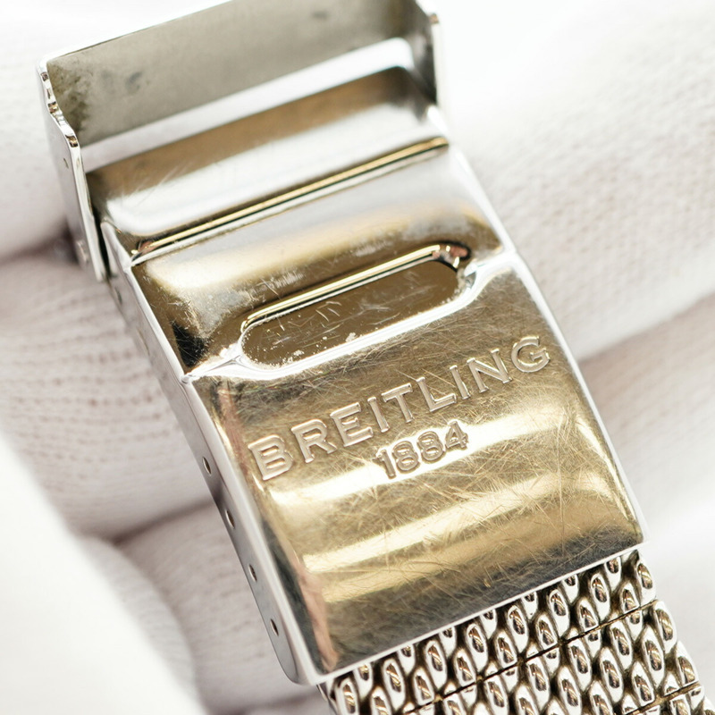 百年靈超級海洋文化系列AB2020藍色錶盤男士腕錶-7