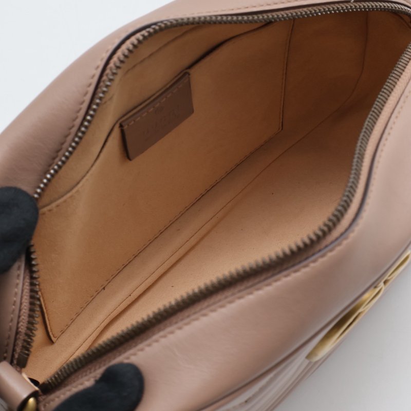 GUCCI Marmont相機包 - 小號藕粉-3