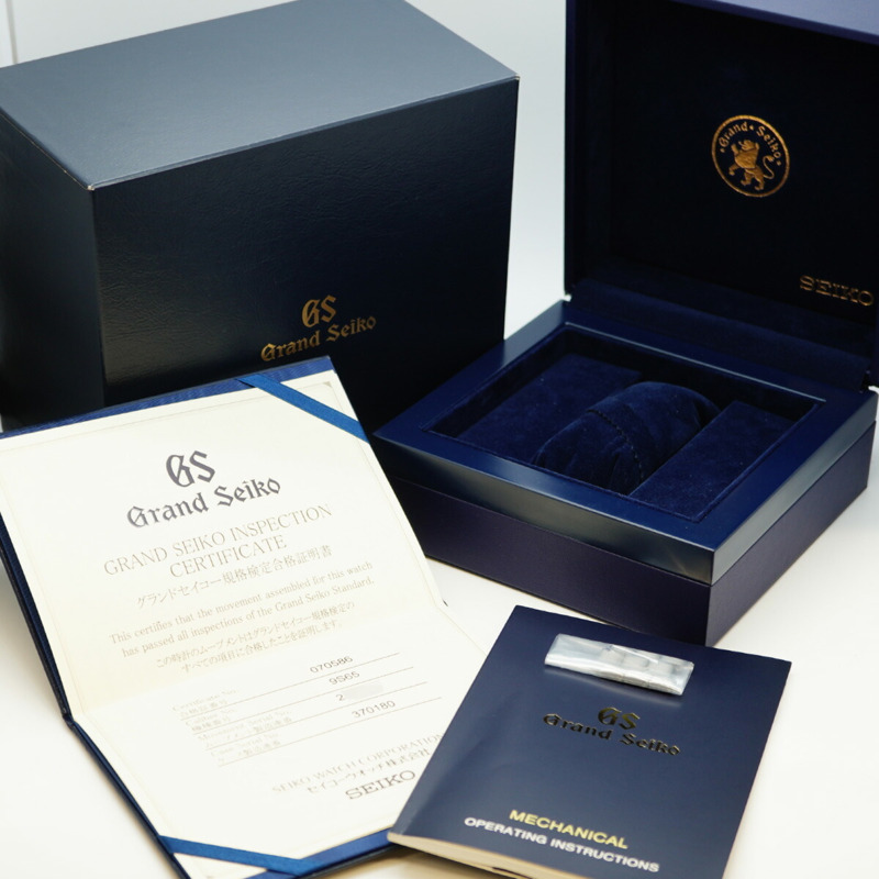 精工 Grand 9S65-00B0 SBGR053 黑色錶盤男士腕錶-1