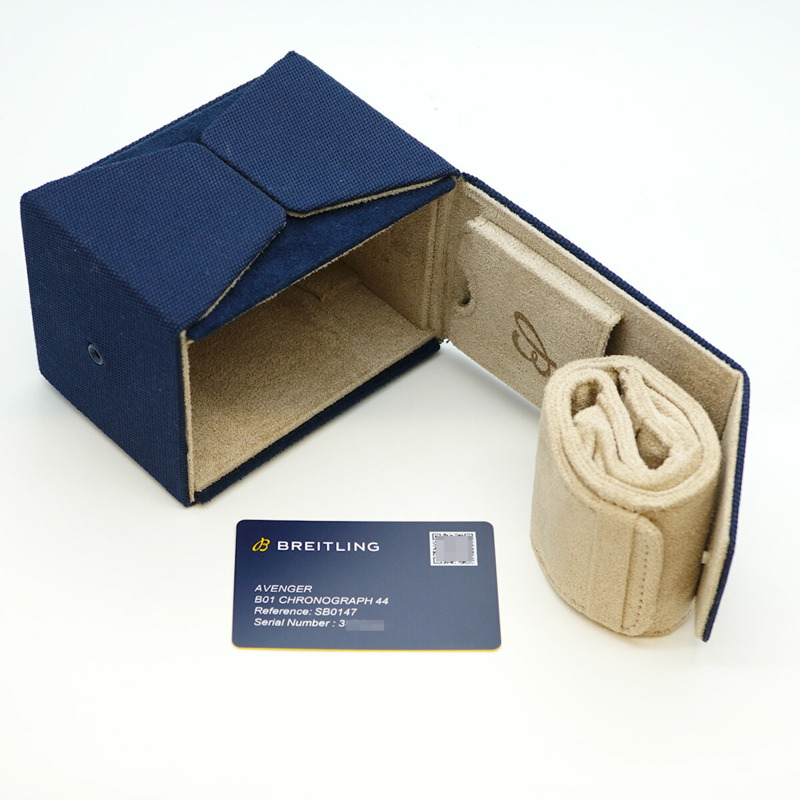 百年靈復仇者SB0147黑色錶盤男士腕錶-1