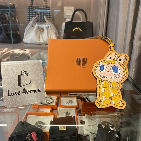 Moynat x Kasing Lung The Monsters Labubu Bag Charm Yellow