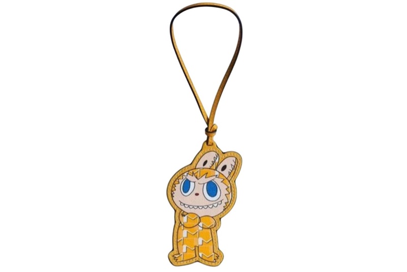 Moynat x Kasing Lung The Monsters Labubu Bag Charm Yellow-2