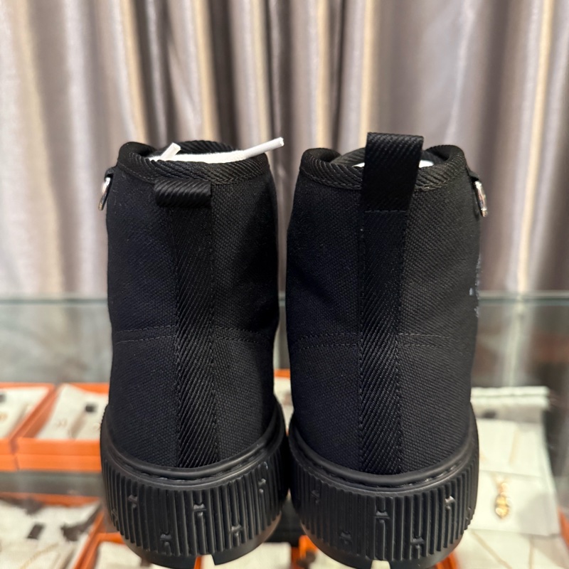 Hermes帆布短靴-2