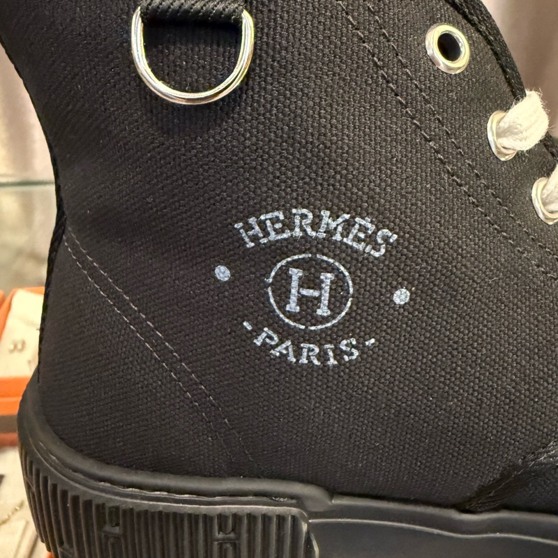 Hermes帆布短靴-4