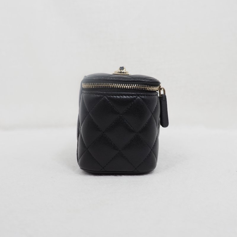 CHANEL 黑金菱格紋trendy長盒子-4
