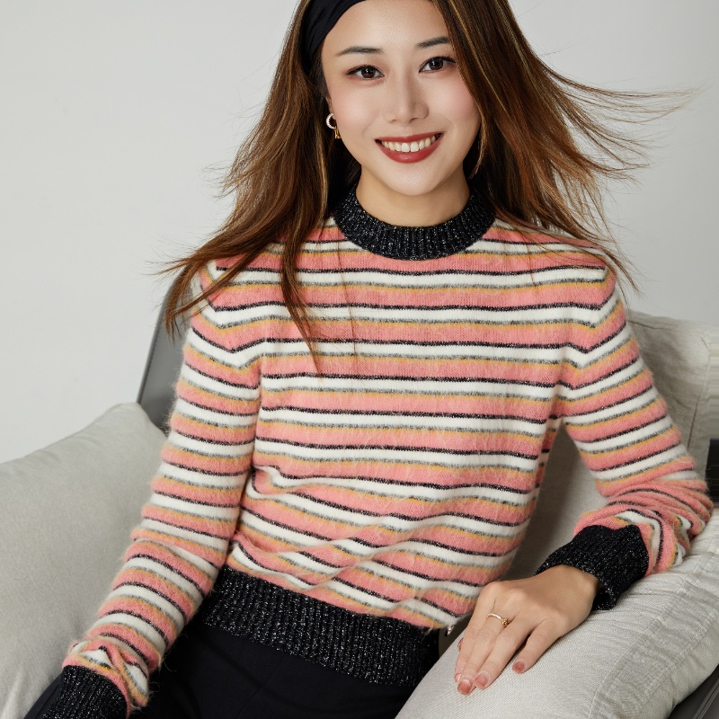 ❤️ CHANEL 條紋時尚毛衣-1