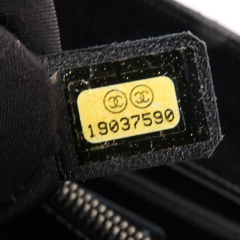 CHANEL 牛皮皮革GST Grand Shopping Tote Bag銀扣鏈帶肩背袋-14