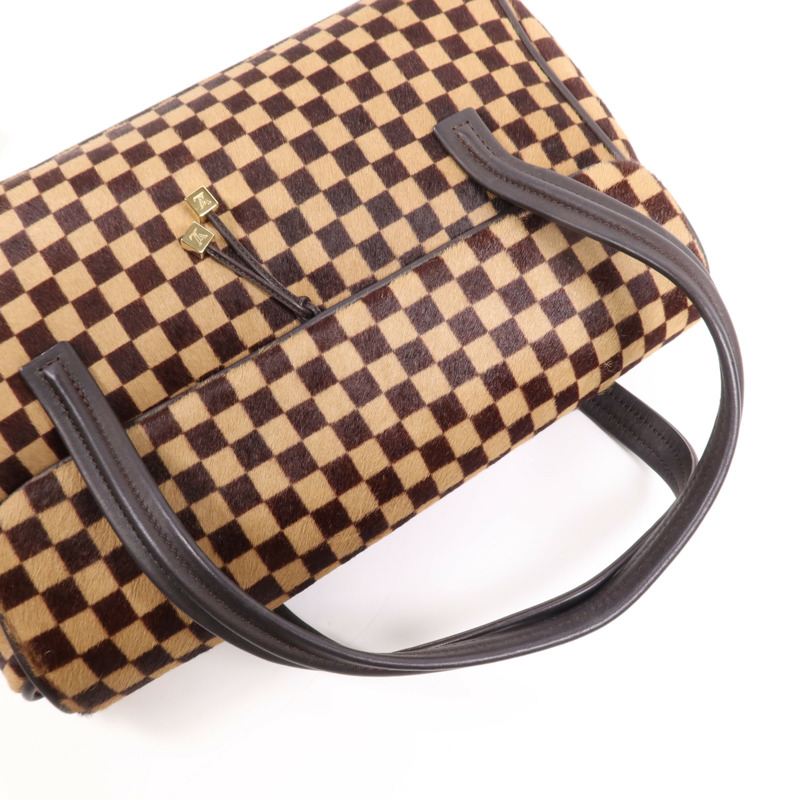 LOUIS VUITTON Damier Sauvage Lionne金扣手挽袋-5