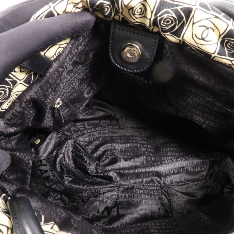 CHANEL 帆布Vintage Shoulder Bag銀扣肩背袋-12