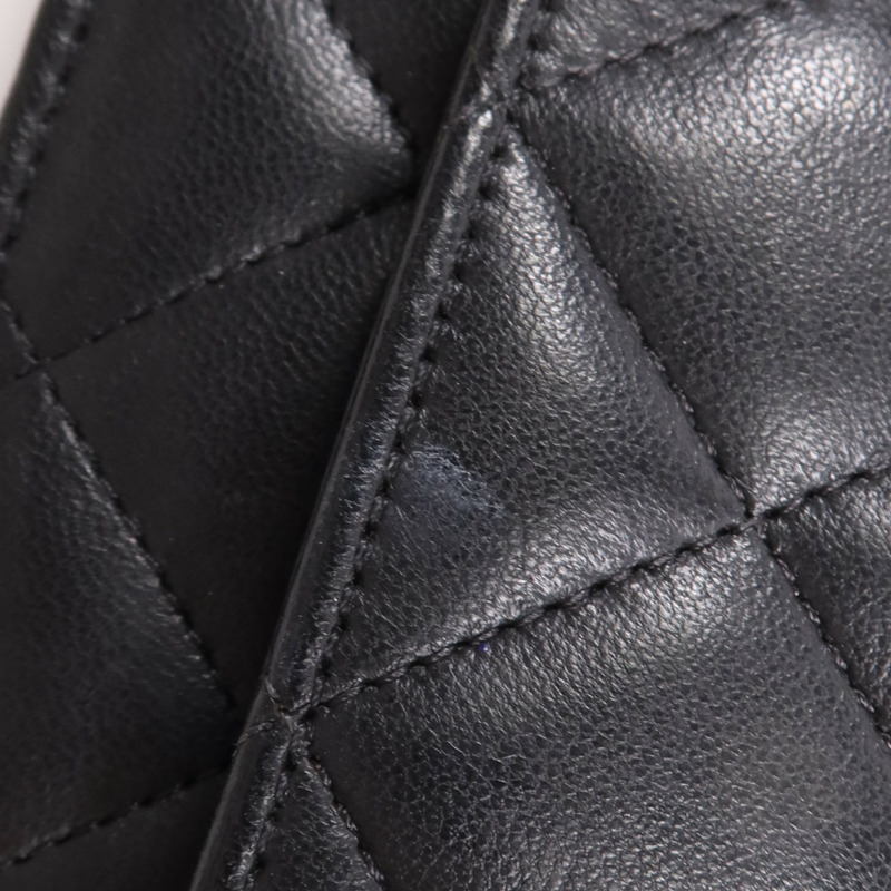 CHANEL 羊皮皮革WOC Wallet On Chain銀扣鏈帶肩背袋-8