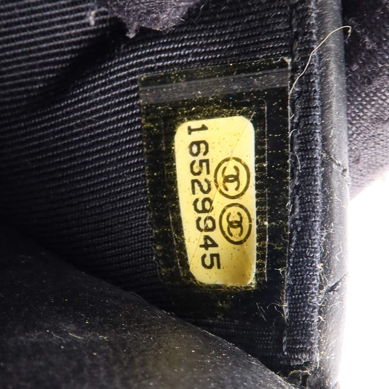 CHANEL 羊皮皮革WOC Wallet On Chain銀扣鏈帶肩背袋-13