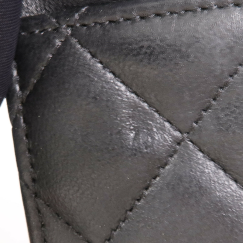 CHANEL 羊皮皮革WOC Wallet On Chain銀扣鏈帶肩背袋-15