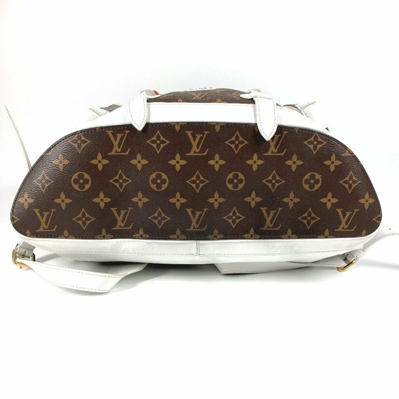 路易威登 M45580 LVxNBA Monogram Christopher 軟包雙肩包，帆布和皮革材質，棕色，男女款-16