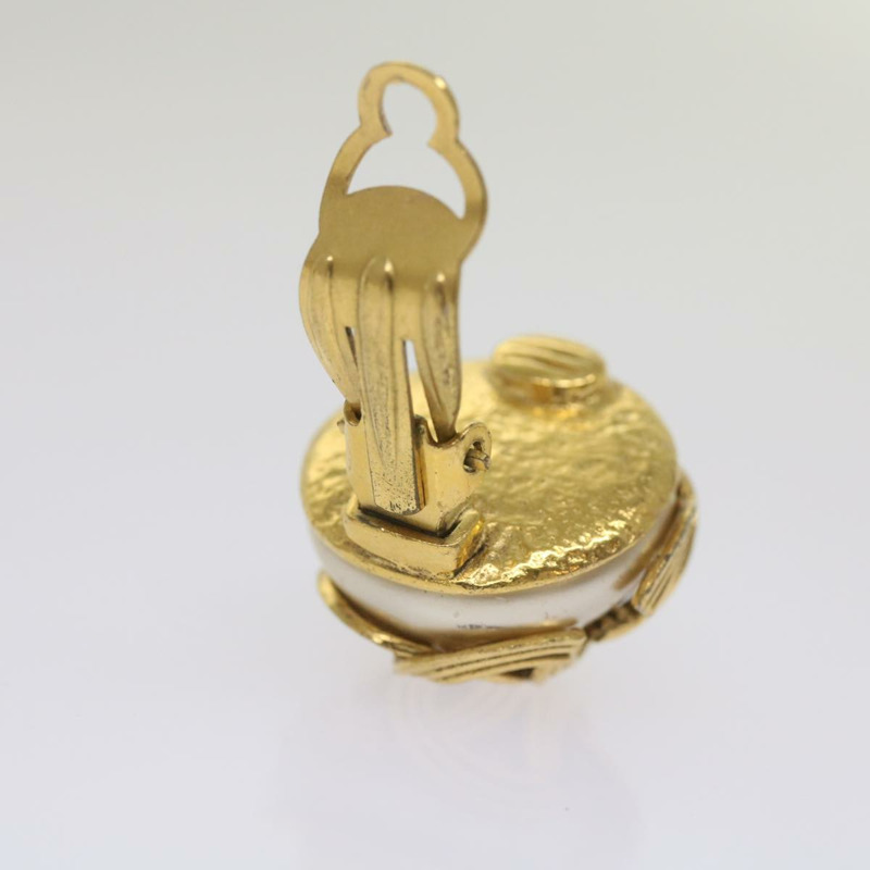 【日本直送】香奈兒金CC耳環 Auth bs12292-13