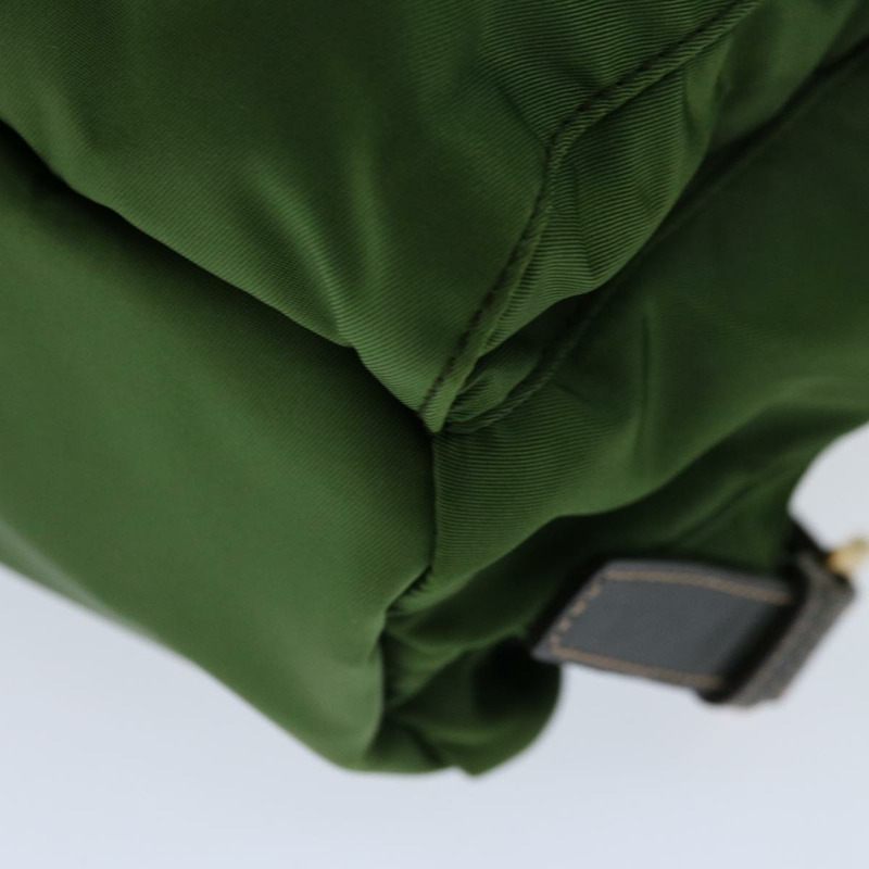 【日本直送】PRADA 尼龍卡其色雙肩包 Auth 67049-16