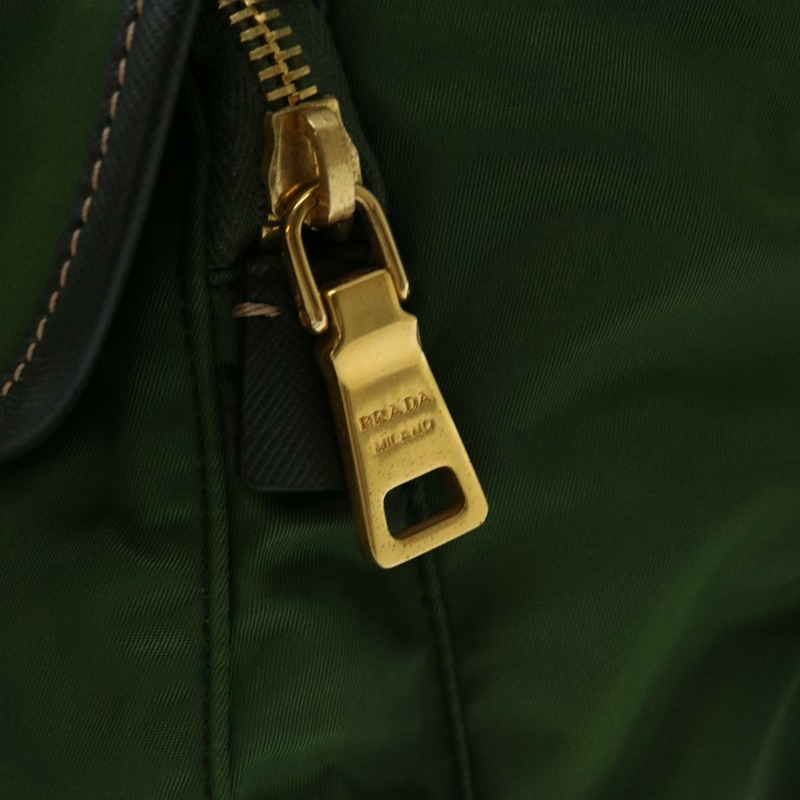 【日本直送】PRADA 尼龍卡其色雙肩包 Auth 67049-19