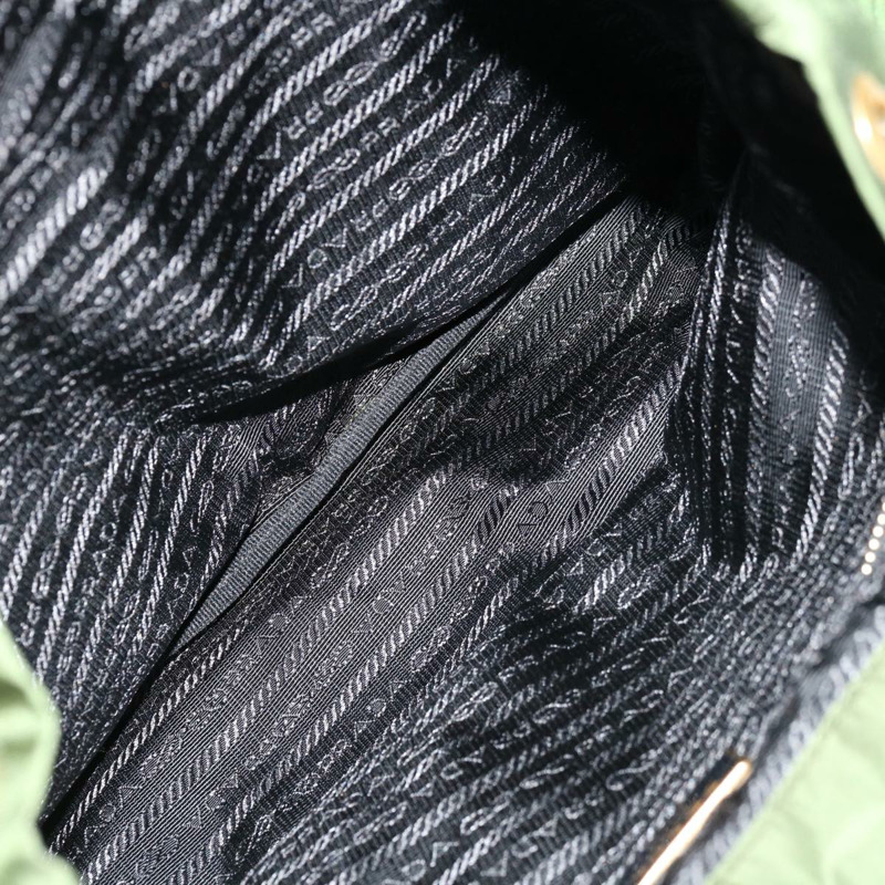 【日本直送】PRADA 尼龍卡其色雙肩包 Auth 67049-21