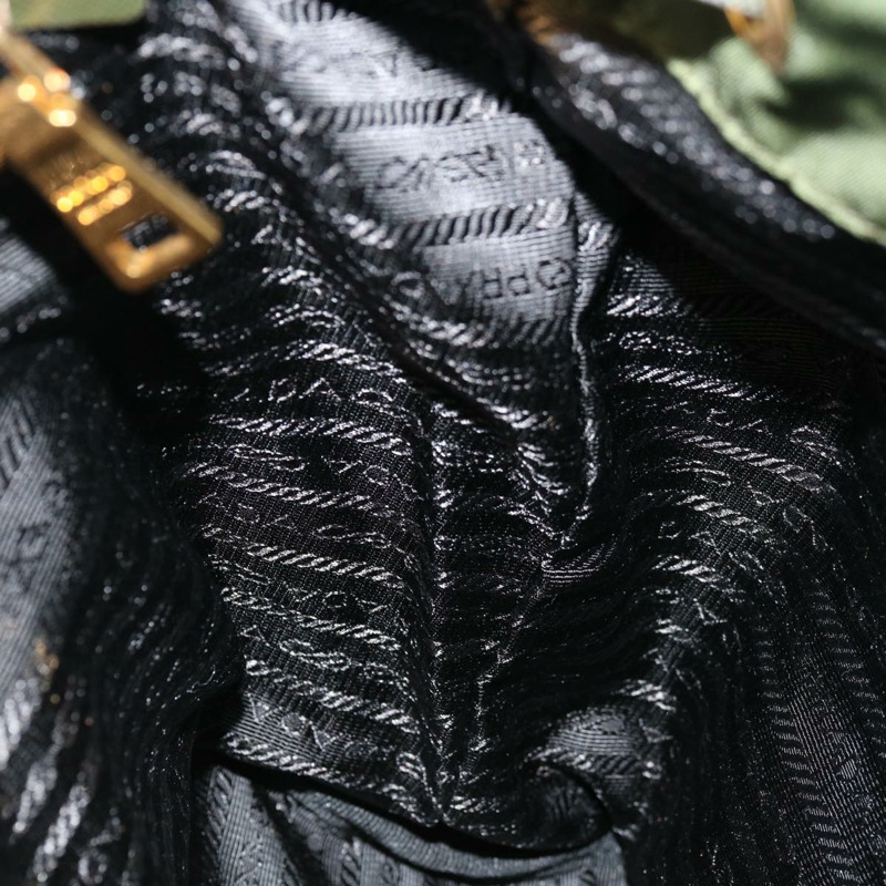 【日本直送】PRADA 尼龍卡其色雙肩包 Auth 67049-23