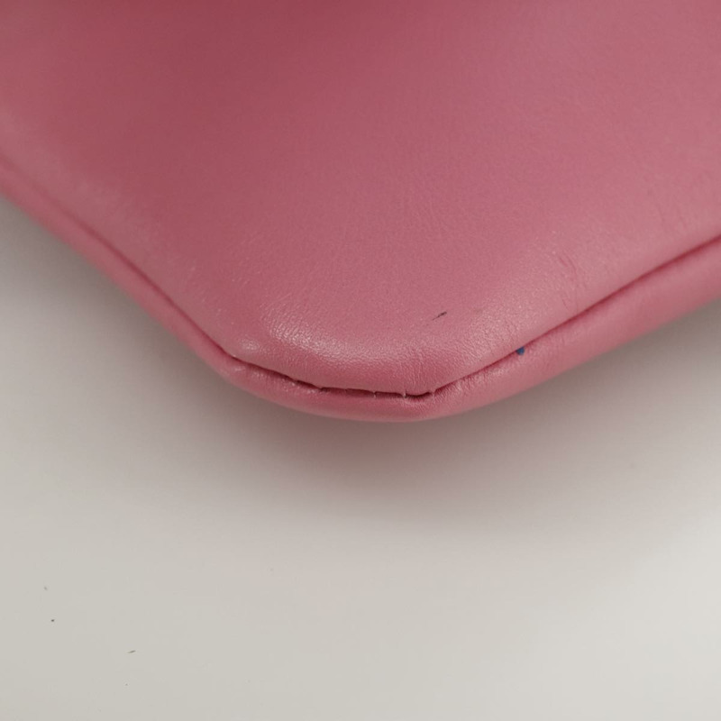 【日本直送】VALENTINO 粉紅真皮手拿包 Auth bs21474-9