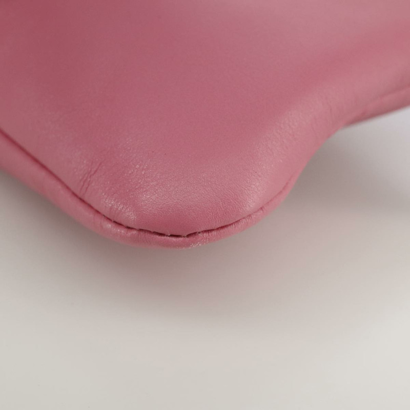 【日本直送】VALENTINO 粉紅真皮手拿包 Auth bs21474-10