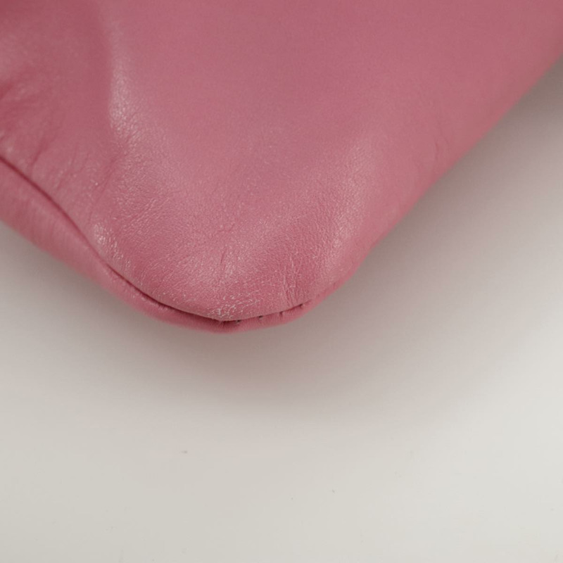 【日本直送】VALENTINO 粉紅真皮手拿包 Auth bs21474-11