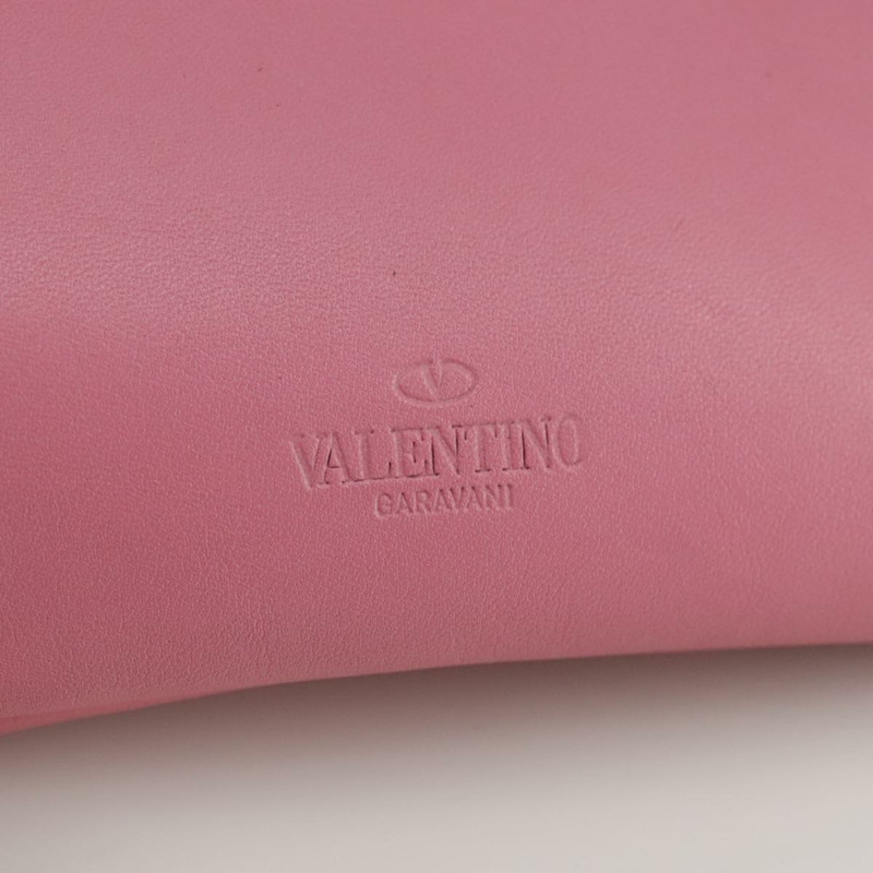 【日本直送】VALENTINO 粉紅真皮手拿包 Auth bs21474-13