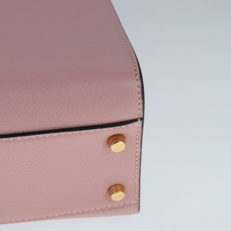 【日本直送】范思哲 (VERSACE) 手提包 皮革 兩用 粉紅色 正品 108430-10