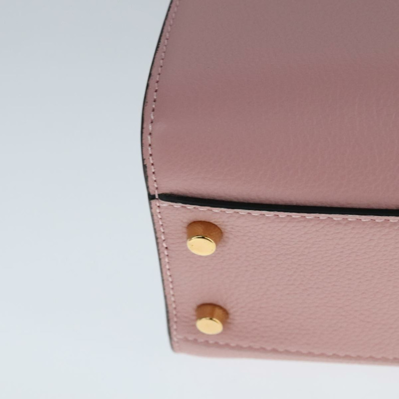 【日本直送】范思哲 (VERSACE) 手提包 皮革 兩用 粉紅色 正品 108430-11