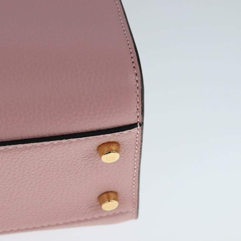 【日本直送】范思哲 (VERSACE) 手提包 皮革 兩用 粉紅色 正品 108430-12