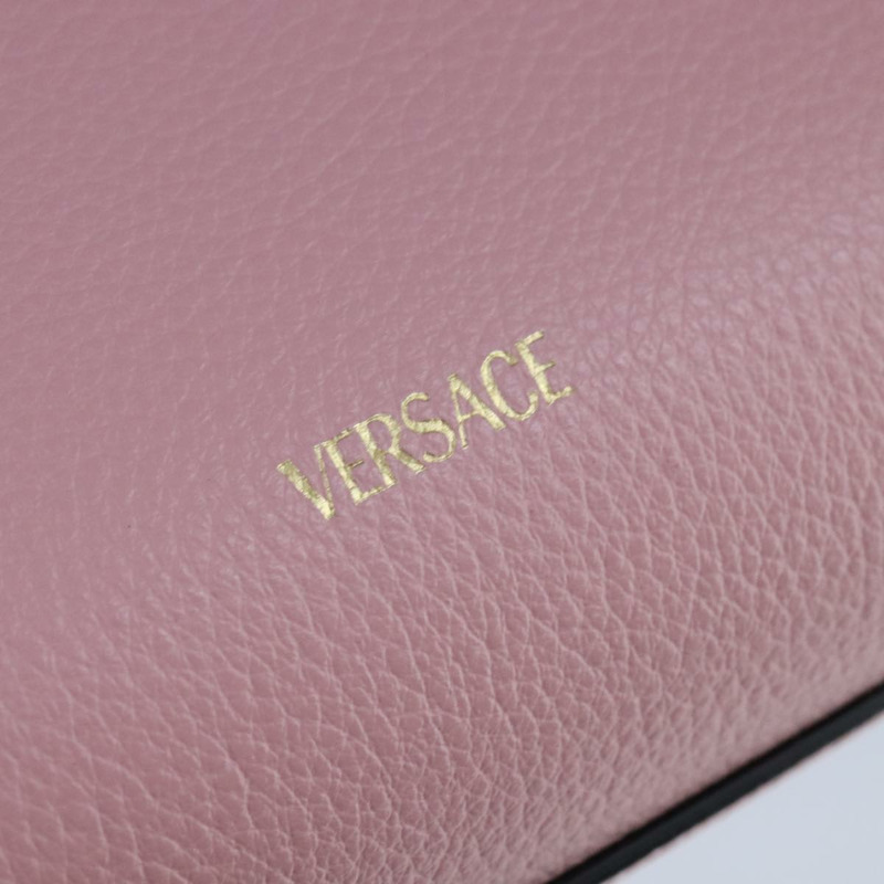 【日本直送】范思哲 (VERSACE) 手提包 皮革 兩用 粉紅色 正品 108430-13