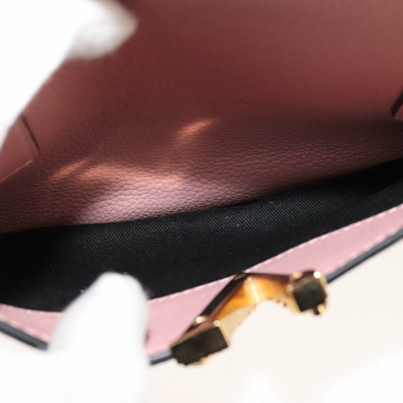 【日本直送】范思哲 (VERSACE) 手提包 皮革 兩用 粉紅色 正品 108430-20