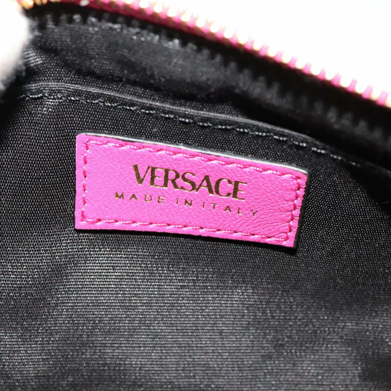 【日本直送】范思哲 (VERSACE) 粉紅皮革單肩包，正品編號 108483-14