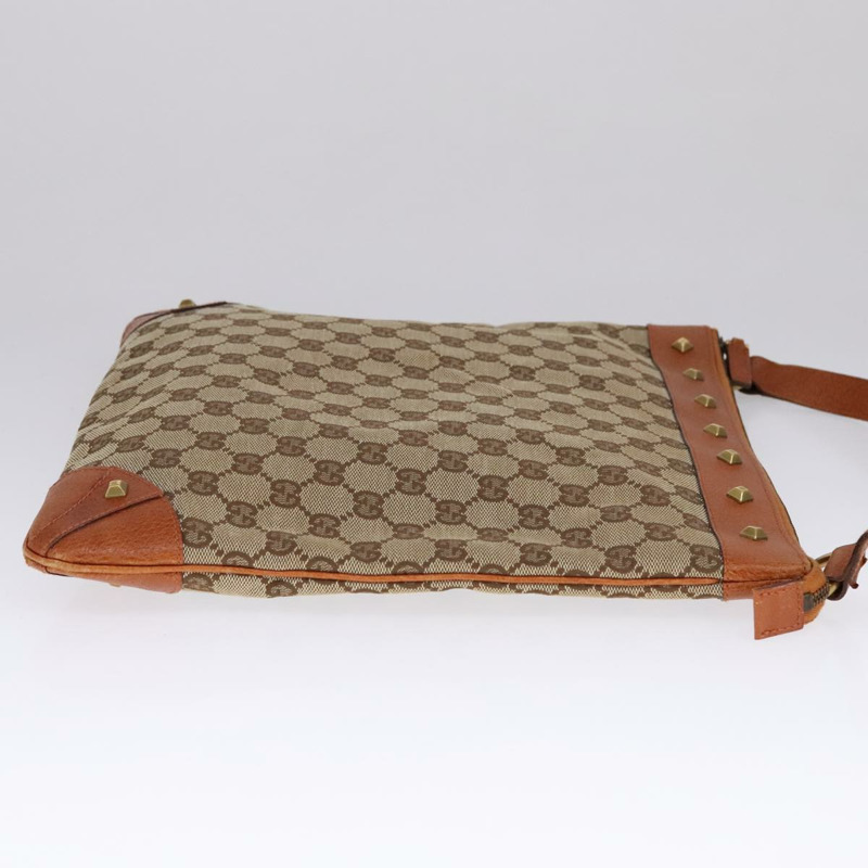 【日本直送】GUCCI GG帆布肩背包 米色 120894 正品 93629-4