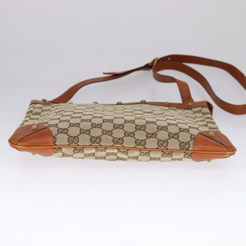 【日本直送】GUCCI GG帆布肩背包 米色 120894 正品 93629-8