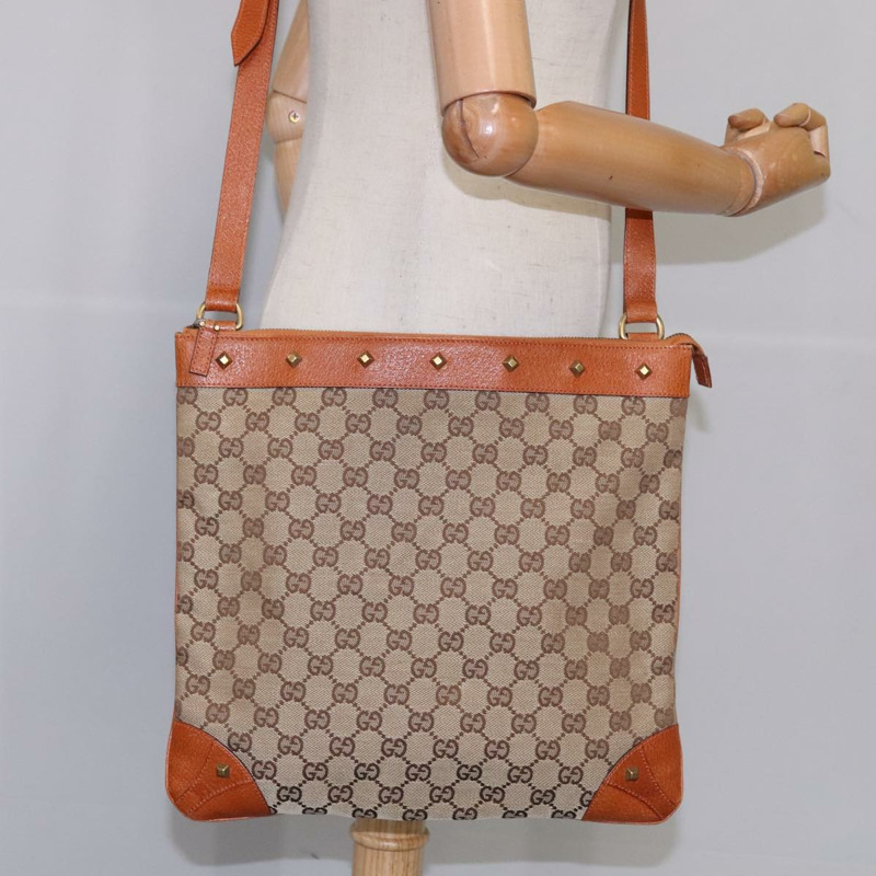 【日本直送】GUCCI GG帆布肩背包 米色 120894 正品 93629-19