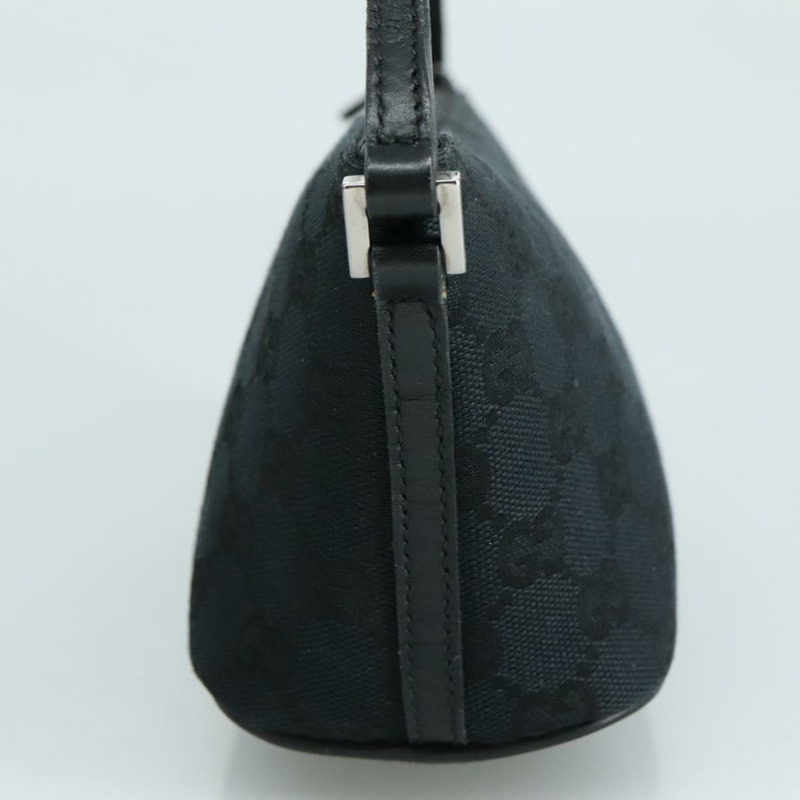 【日本直送】GUCCI GG帆布手拿包 黑色 039 1103 正品 ki5319-4