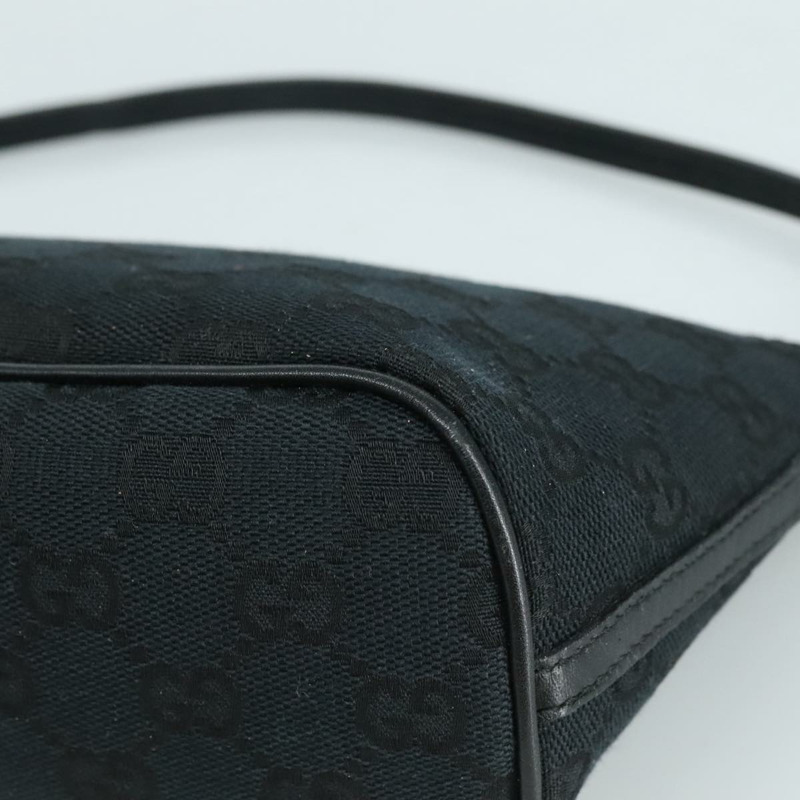 【日本直送】GUCCI GG帆布手拿包 黑色 039 1103 正品 ki5319-9