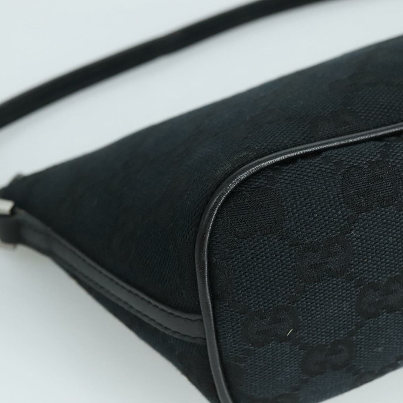 【日本直送】GUCCI GG帆布手拿包 黑色 039 1103 正品 ki5319-10